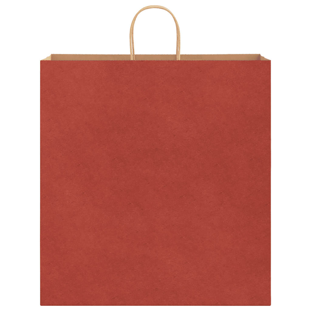 Paper Bags 50 pcs with Handles Red 45x17x48 cm