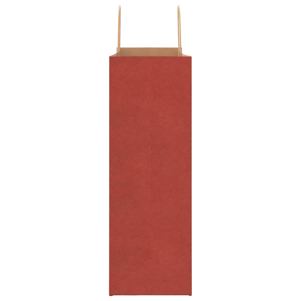 Paper Bags 50 pcs with Handles Red 45x17x48 cm