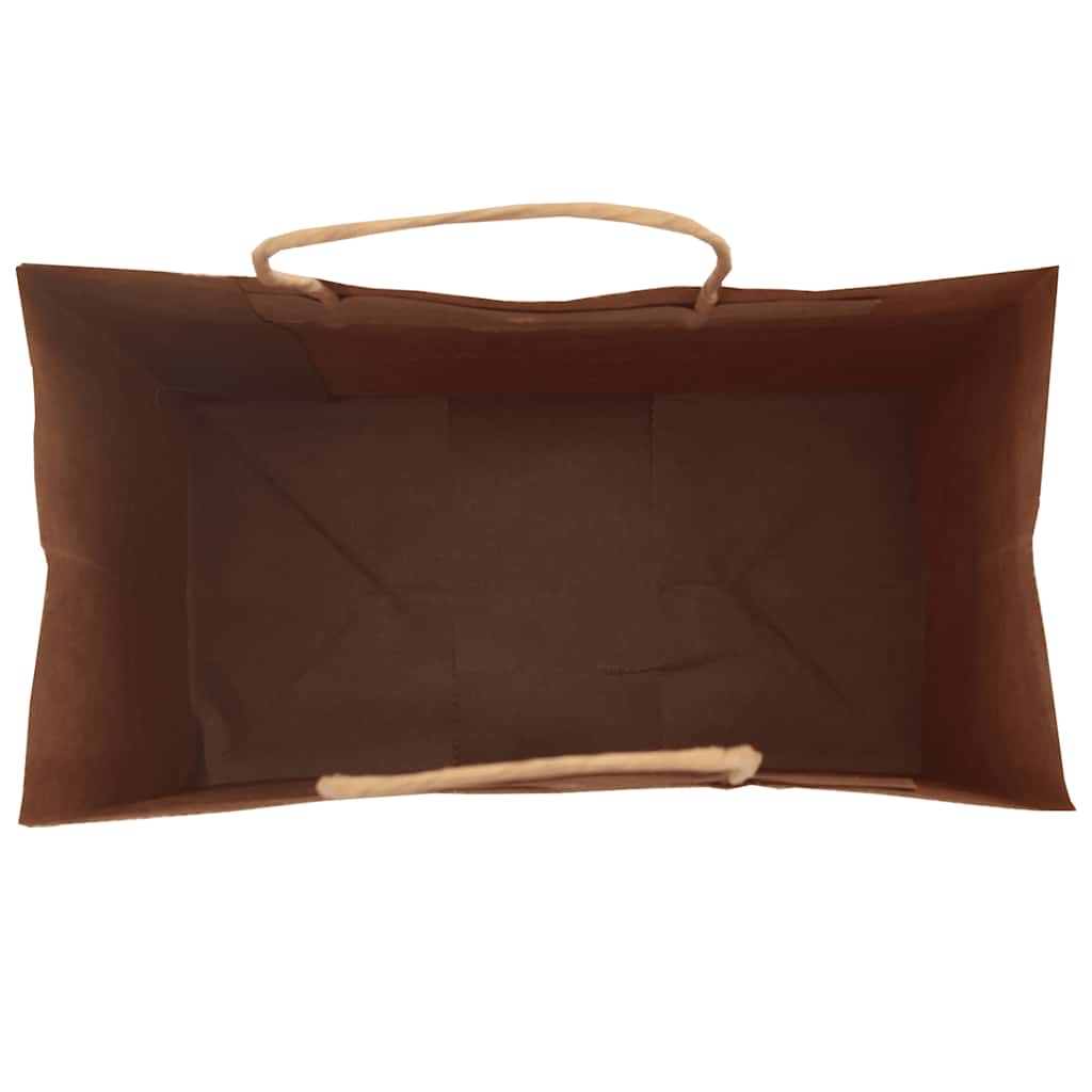 Paper Bags 250 pcs with Handles Red 15x8x21 cm