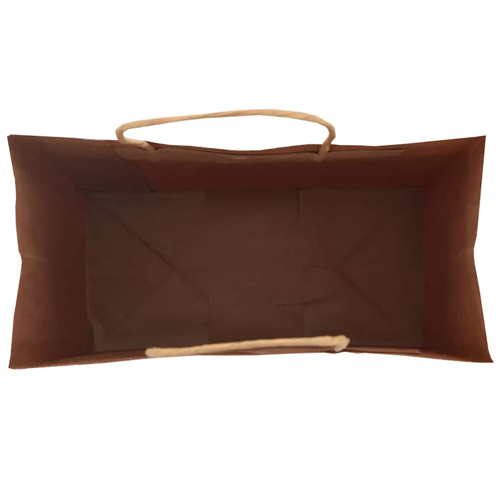 Paper Bags 250 pcs with Handles Red 21x11x31 cm