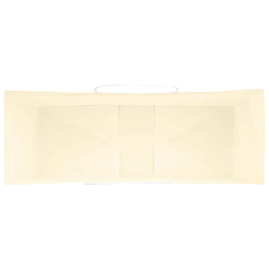Paper Bags 50 pcs with Handles Yellow 45x17x48 cm