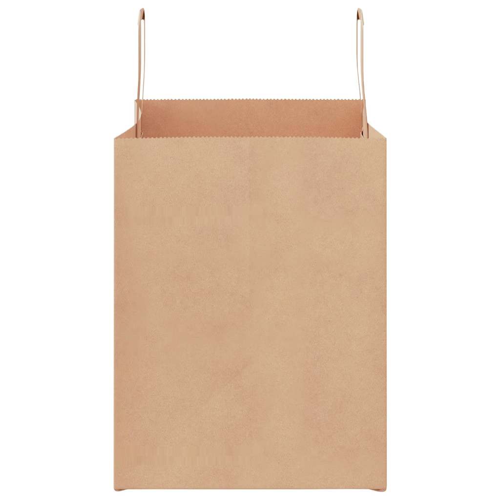 Paper Bags 50 pcs with Handles Brown 32x22x28 cm