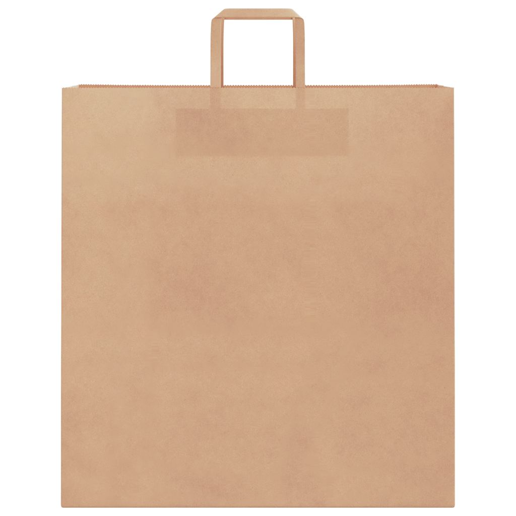 Paper Bags 50 pcs with Handles Brown 45x17x48 cm