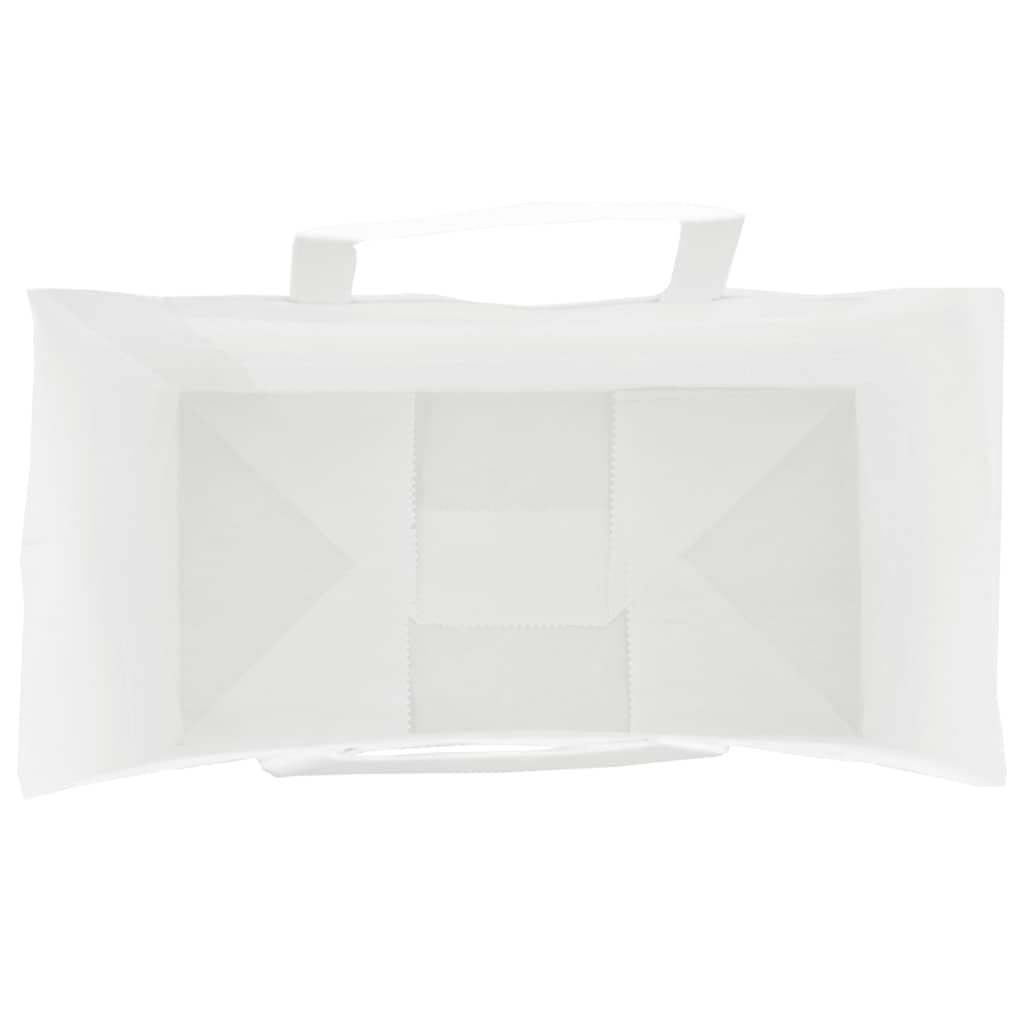 Paper Bags 50 pcs with Handles White 32x17x25 cm