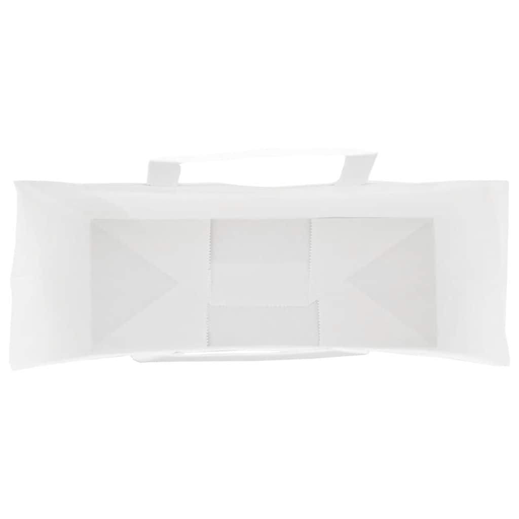 Paper Bags 50 pcs with Handles White 45x17x48 cm