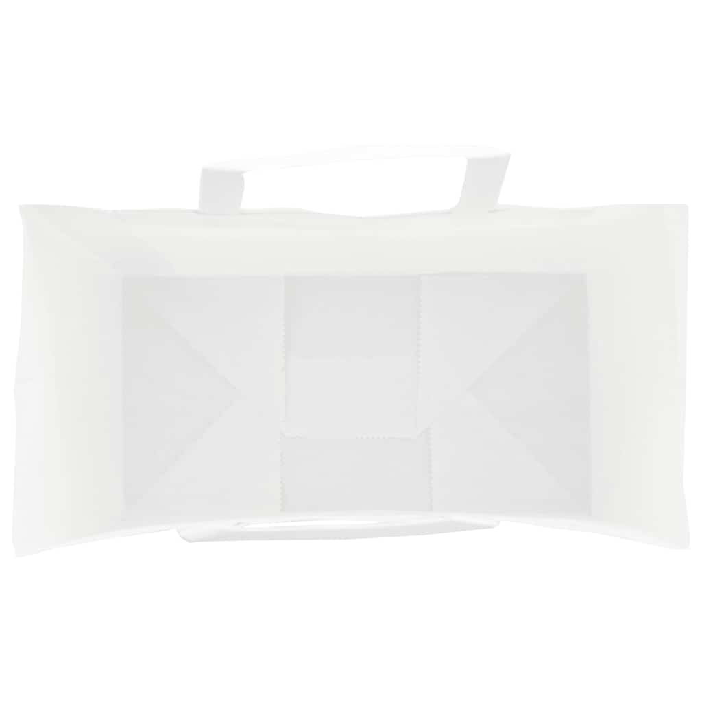 Paper Bags 250 pcs with Handles White 21x11x28 cm
