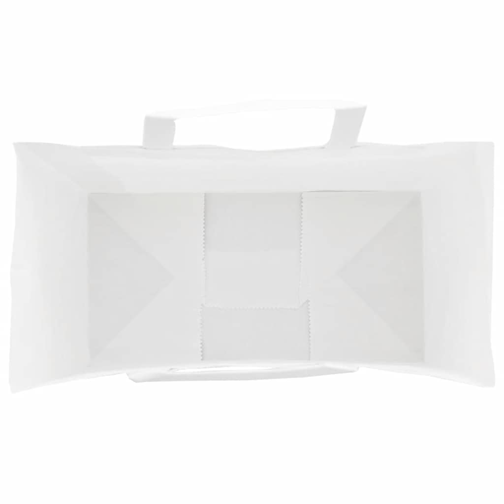 Paper Bags 250 pcs with Handles White 32x17x25 cm