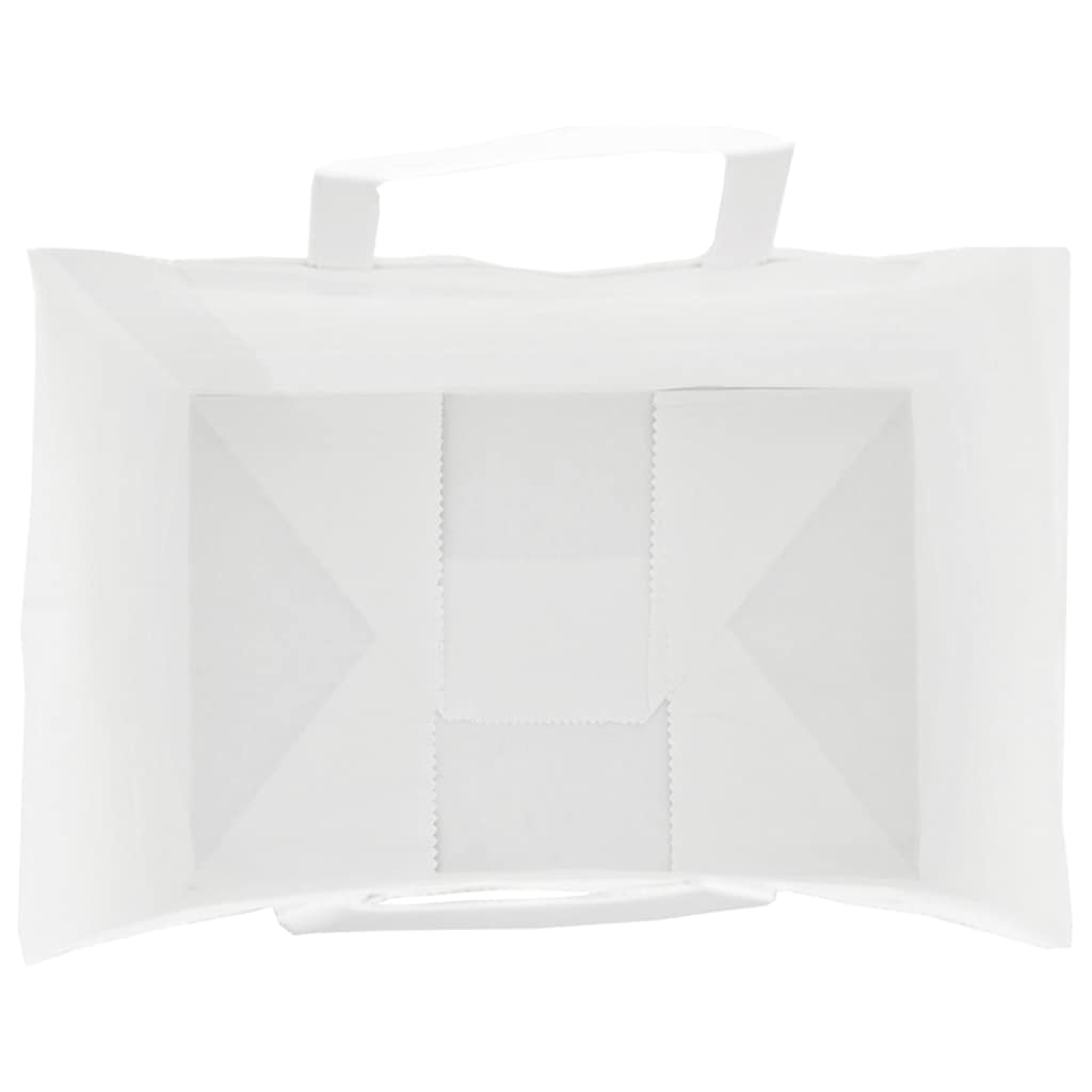 Paper Bags 250 pcs with Handles White 32x22x24 cm