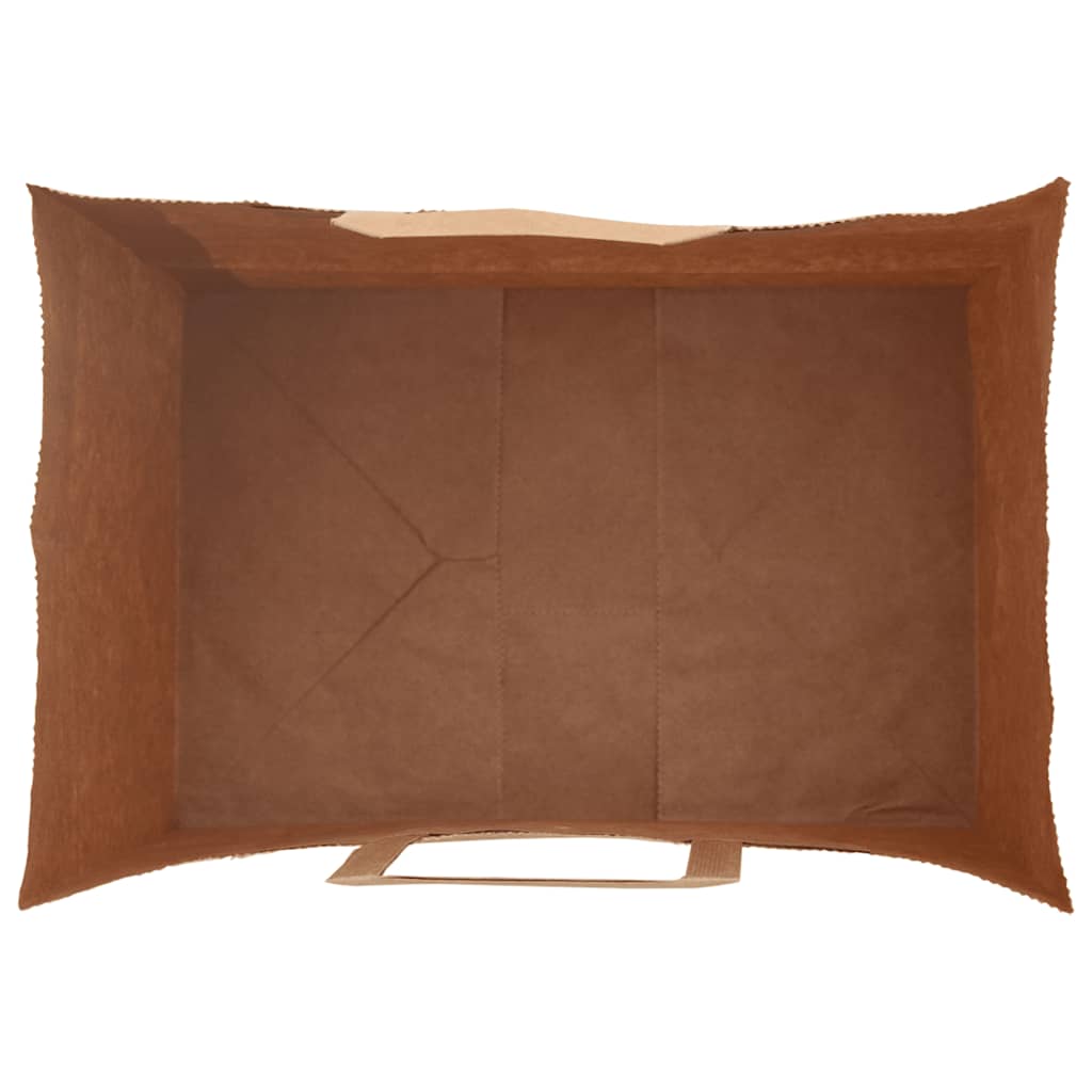 Paper Bags 50 pcs with Handles Black 32x22x24 cm
