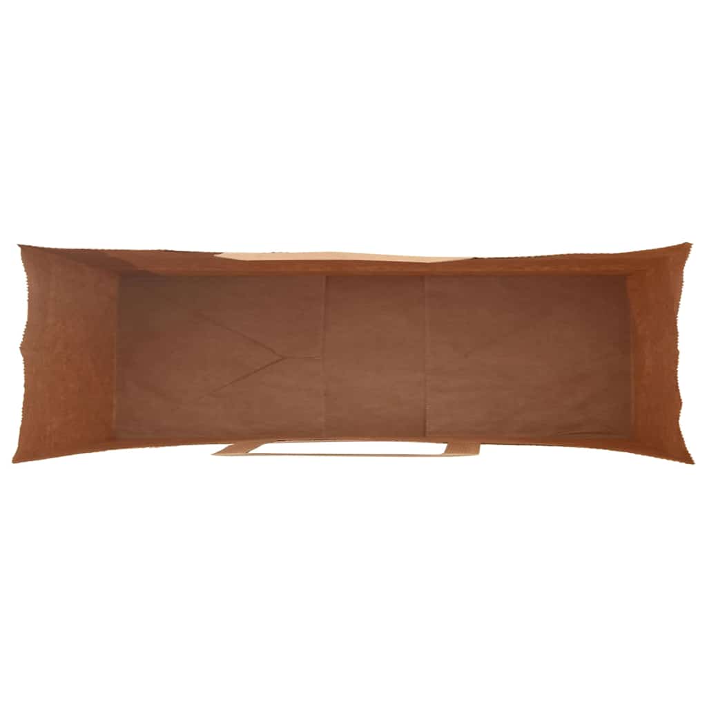 Paper Bags 50 pcs with Handles Black 54x15x49 cm