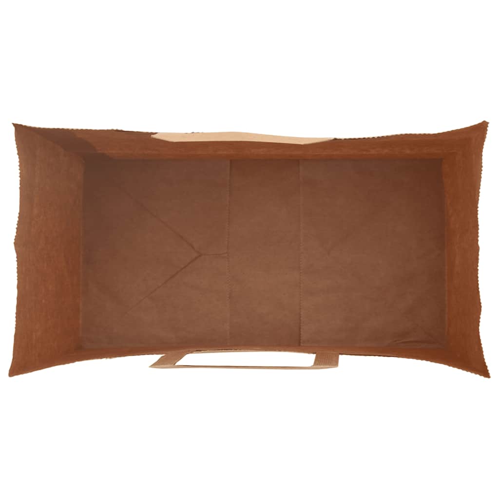 Paper Bags 250 pcs with Handles Black 32x17x44 cm