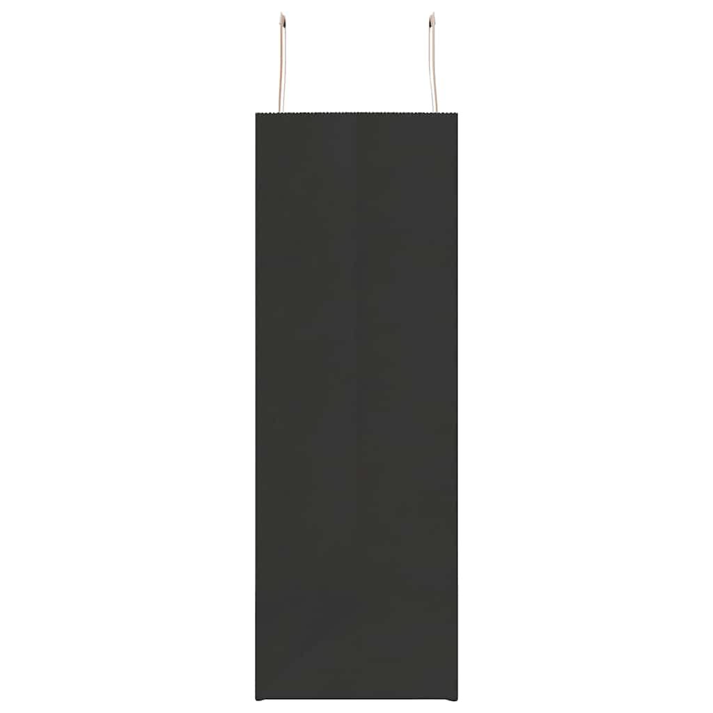 Paper Bags 250 pcs with Handles Black 45x17x48 cm