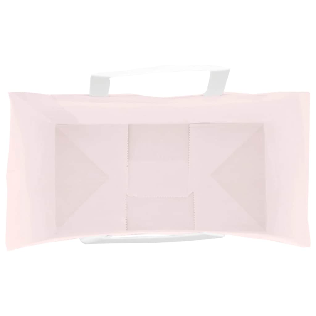 Paper Bags 50 pcs with Handles Pink 32x17x44 cm