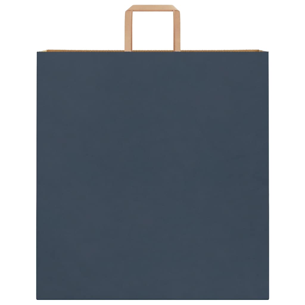 Paper Bags 250 pcs with Handles Blue 45x17x48 cm