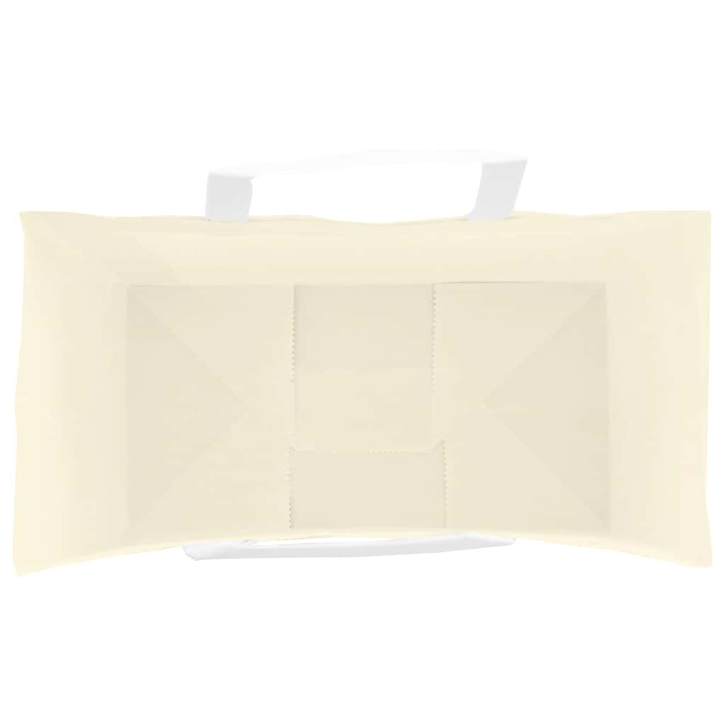 Paper Bags 50 pcs with Handles Yellow 21x11x28 cm