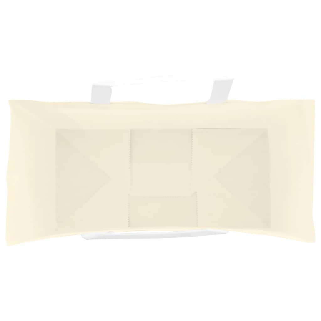 Paper Bags 250 pcs with Handles Yellow 26x12x35 cm