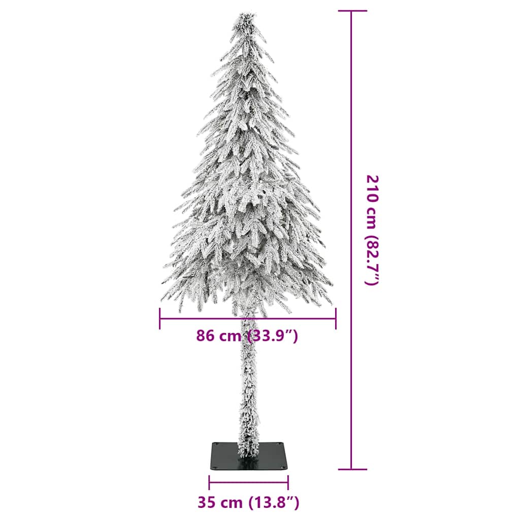 Artificial Christmas Tree White 86 x 86 x 210 cm