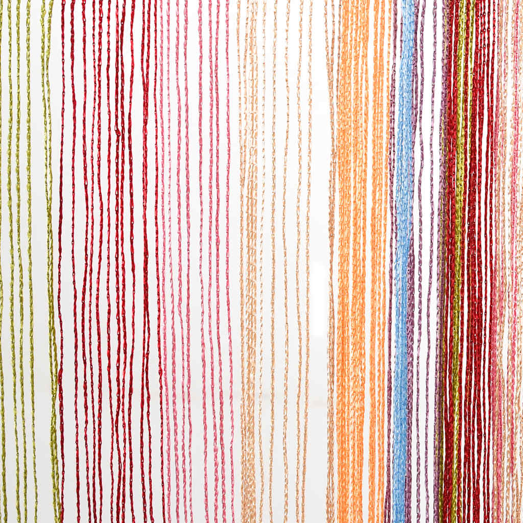 String Curtains 2 pcs Multicolour 100x250 cm