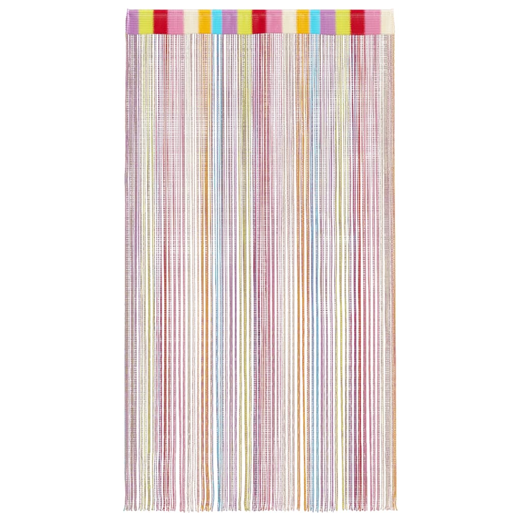 String Curtains 2 pcs Multicolour 140x250 cm