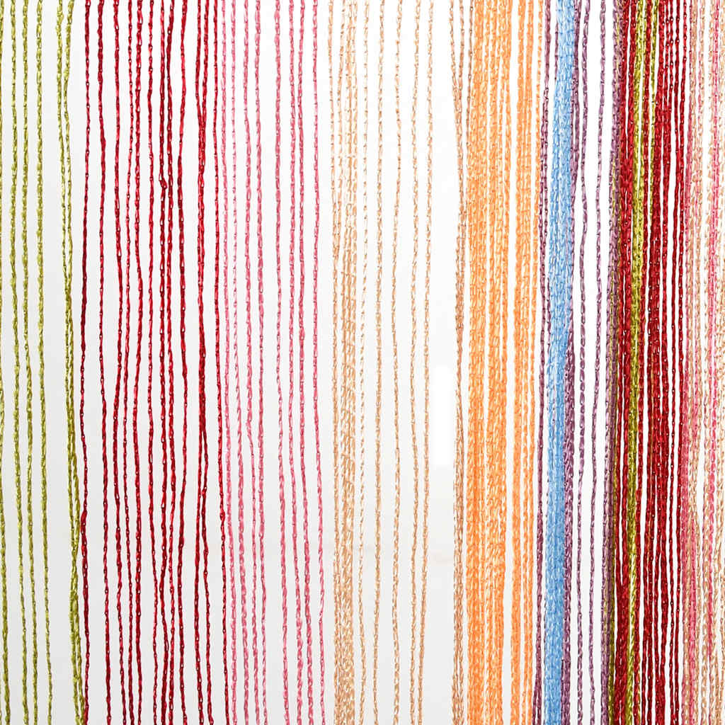 String Curtains 2 pcs Multicolour 140x250 cm