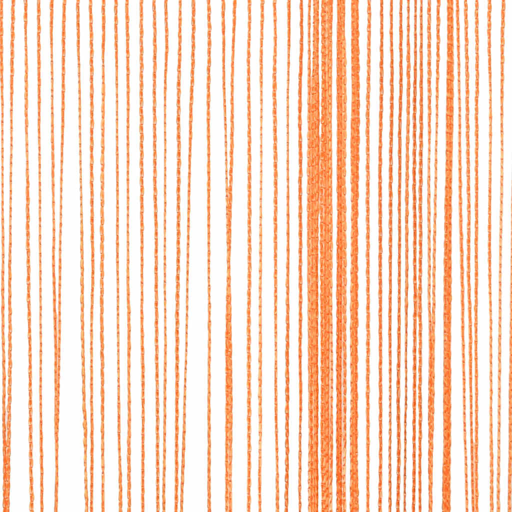 String Curtains 2 pcs Orange 140x250 cm