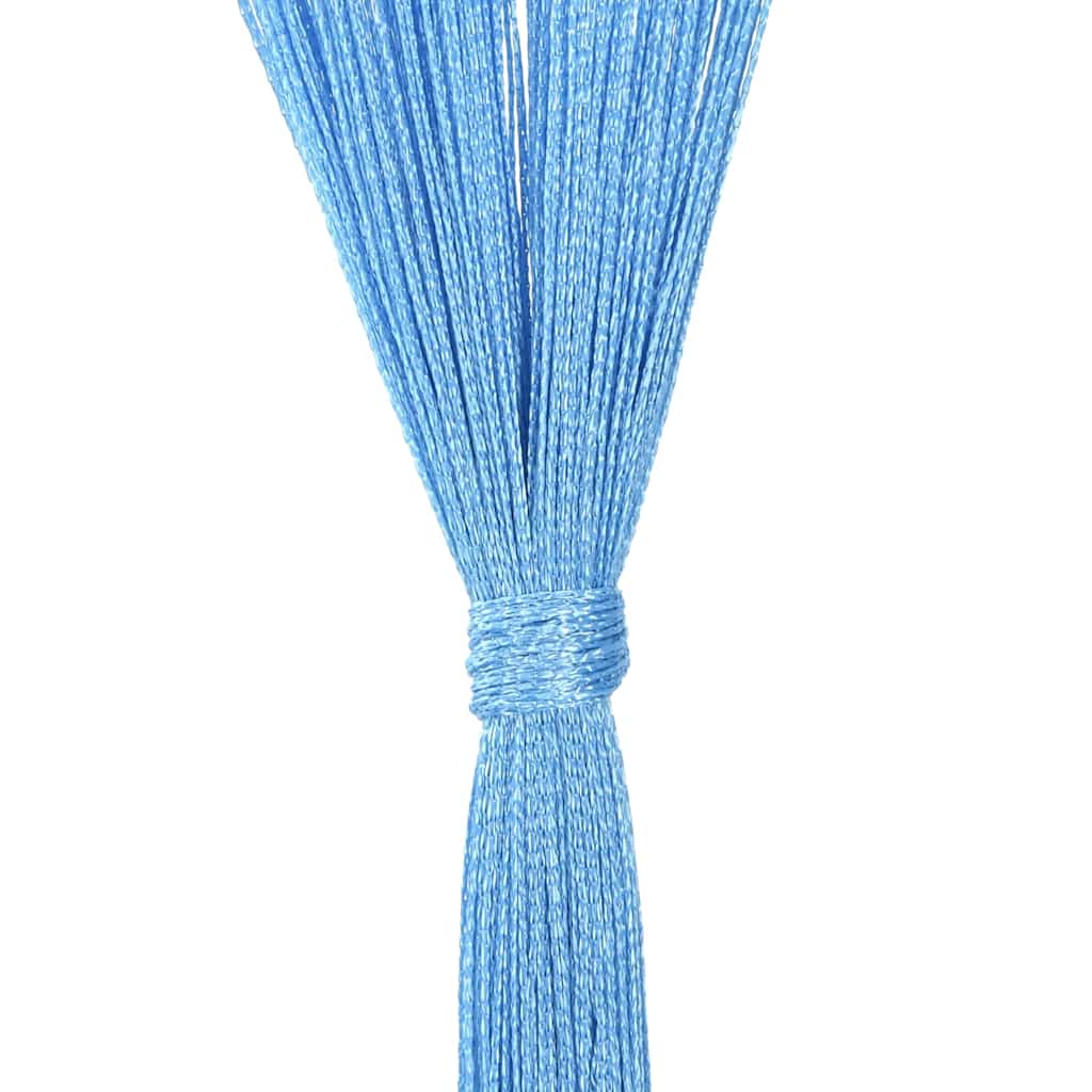 String Curtains 2 pcs Light Blue 140x250 cm