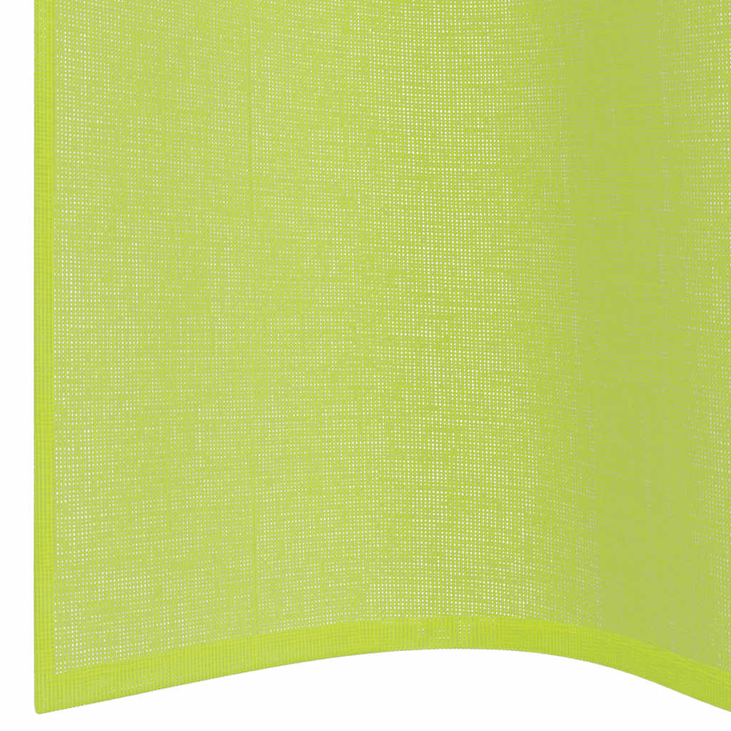 Voile Curtains with Grommets 2 pcs Apple Green 140x300 cm