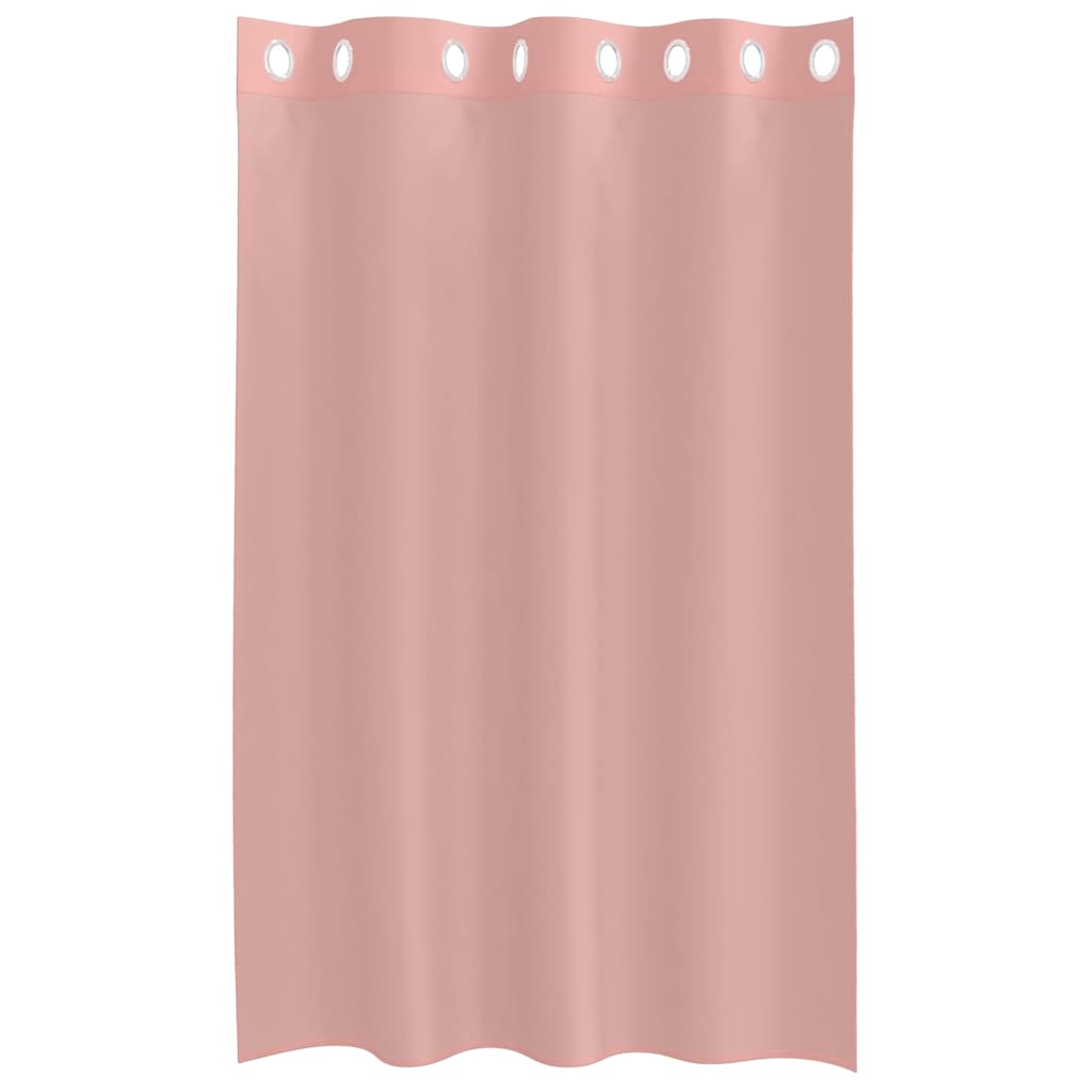 Voile Curtains with Grommets 2 pcs Pink 140x175 cm
