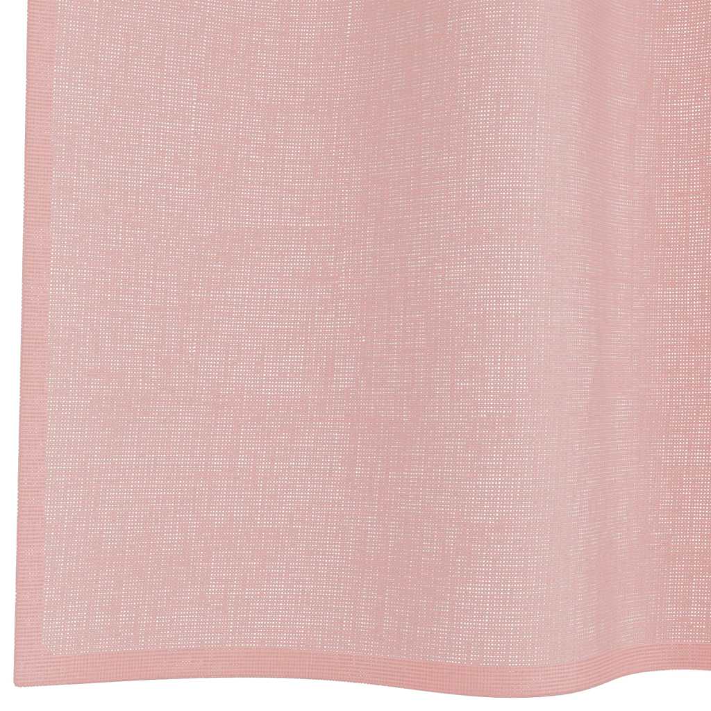 Voile Curtains with Grommets 2 pcs Pink 140x260 cm