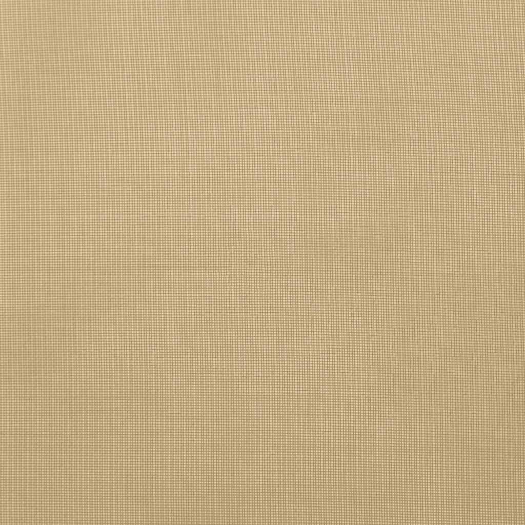 Voile Curtains with Grommets 2 pcs Sand