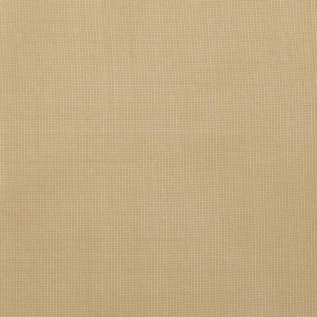 Voile Curtains with Grommets 2 pcs Sand