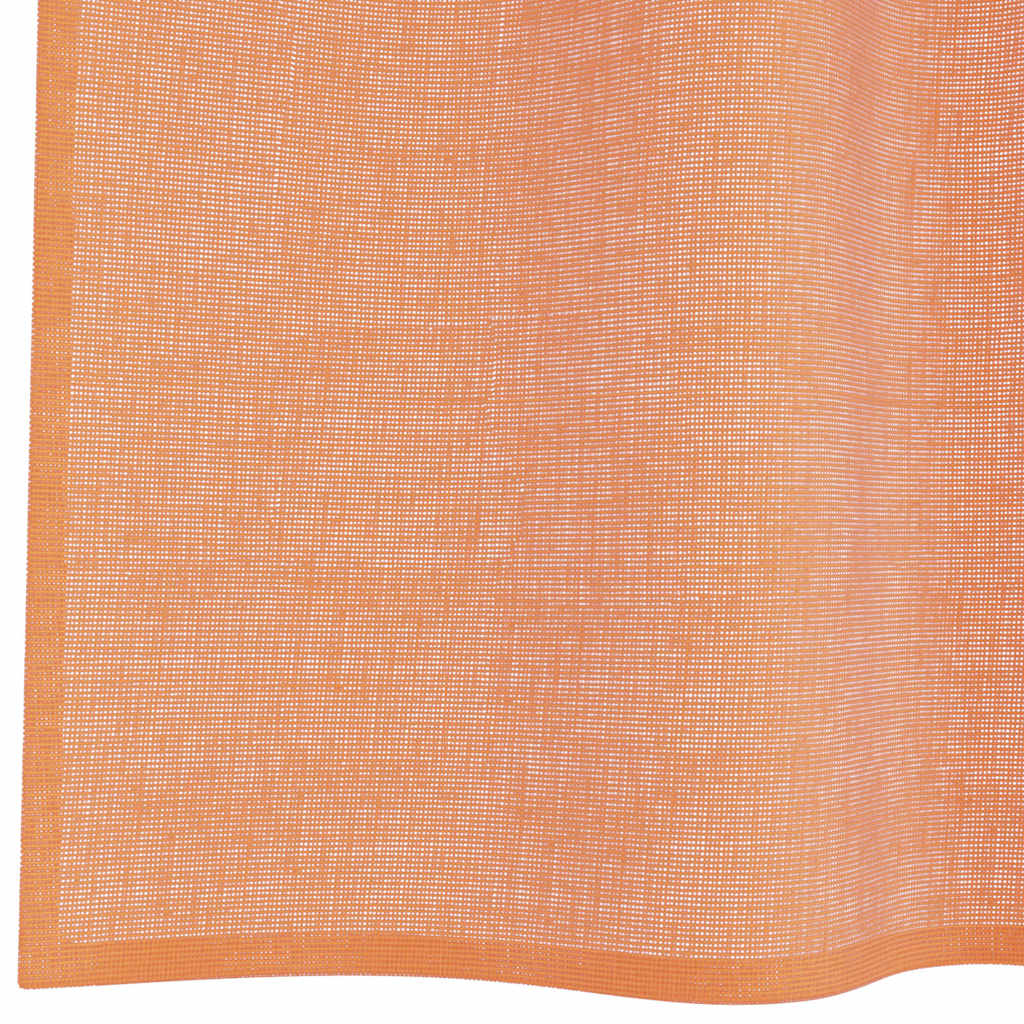 Voile Curtains with Grommets 2 pcs Terracotta