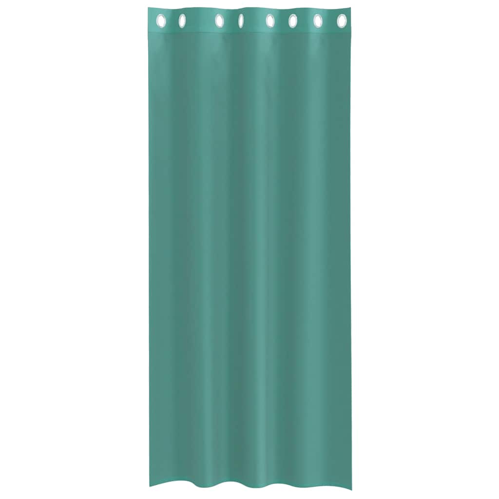 Voile Curtains with Grommets 2 pcs Turquoise