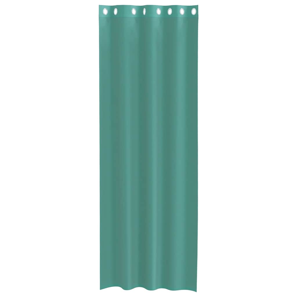 Voile Curtains with Grommets 2 pcs Turquoise
