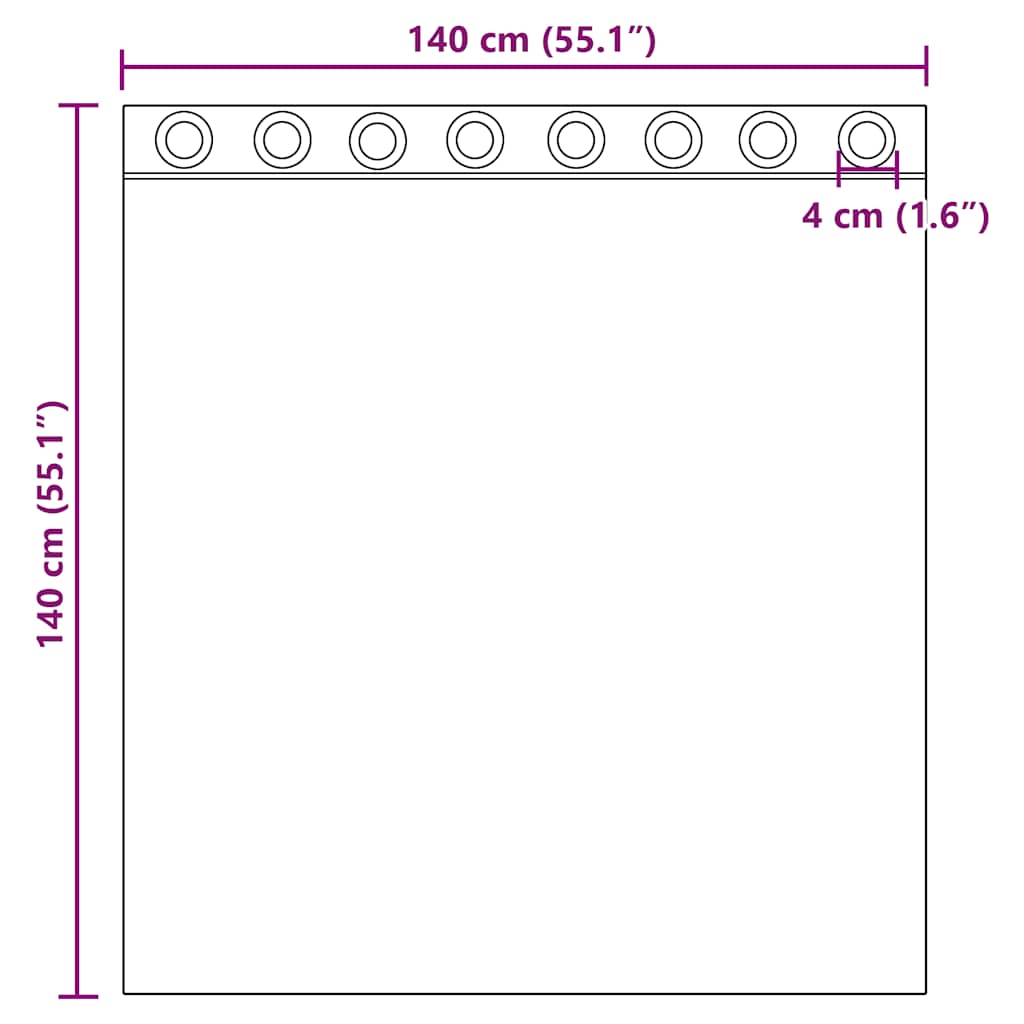 Voile Curtains with Grommets 2 pcs White