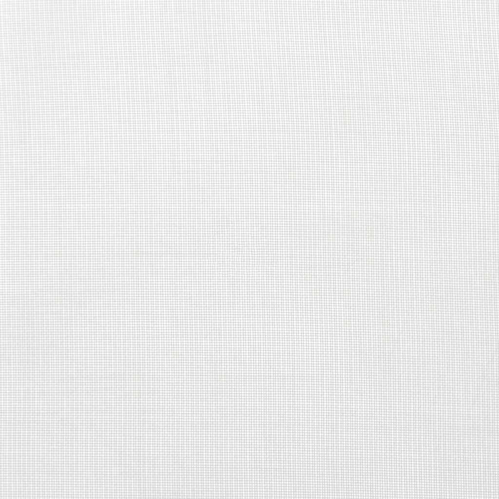 Voile Curtains with Grommets 2 pcs White