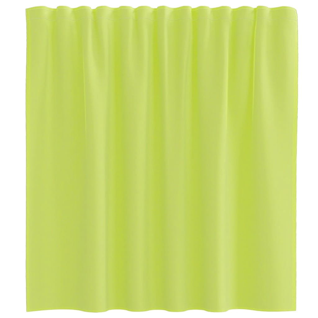 Voile Curtains with Rod Pockets 2 pcs Apple Green