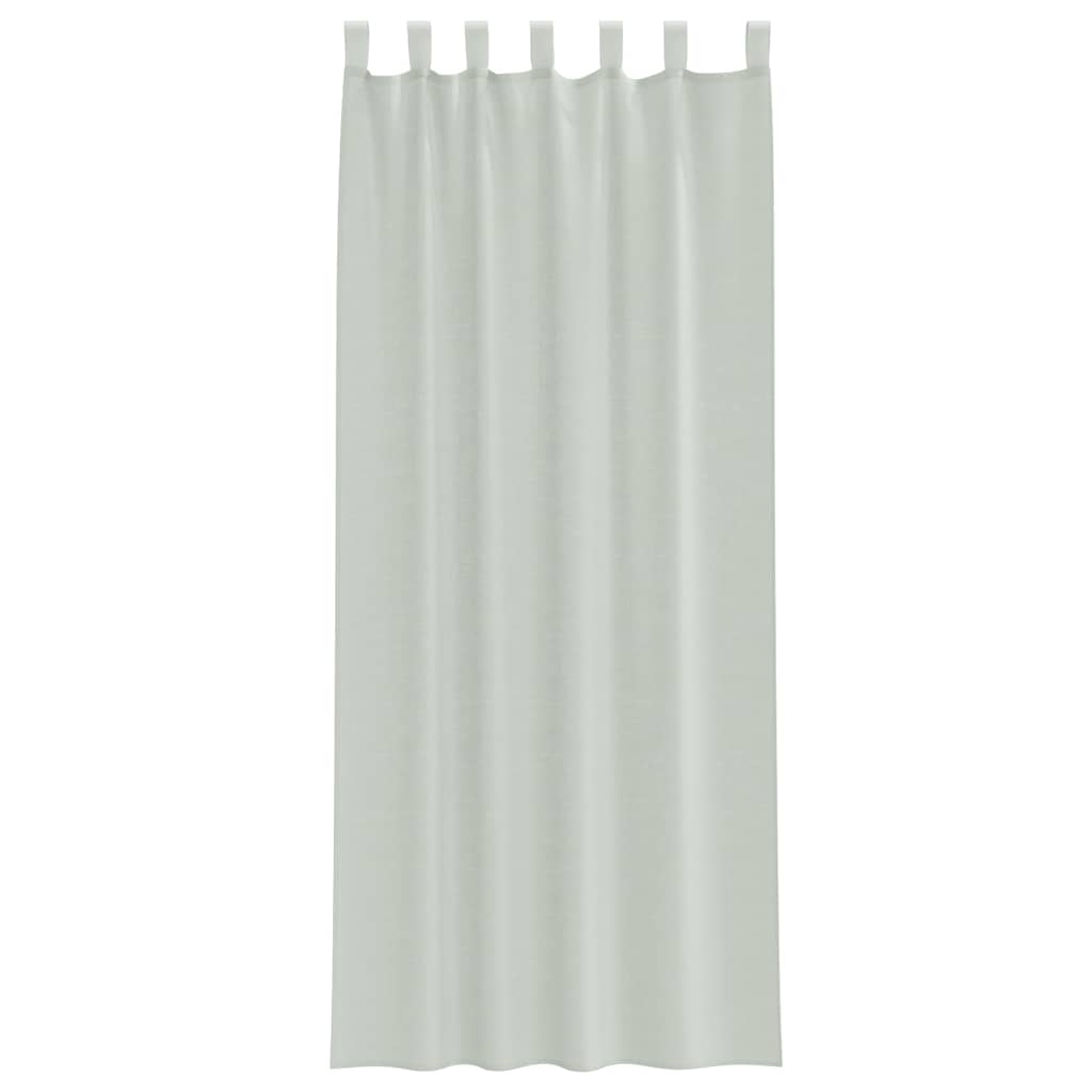 Voile Curtains with Rod Pockets 2 pcs Apple Green