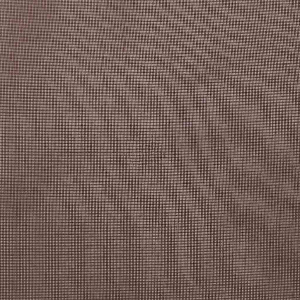 Voile Curtains with Rod Pockets 2 pcs Brown