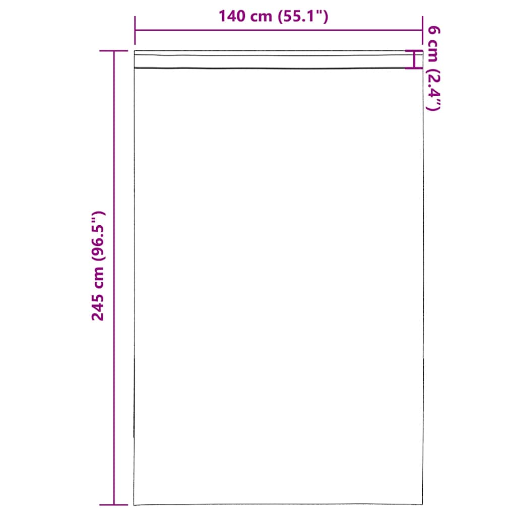 Voile Curtains with Rod Pockets 2 pcs Pink