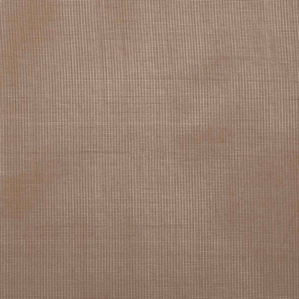Voile Curtains with Rod Pockets 2 pcs Light Brown