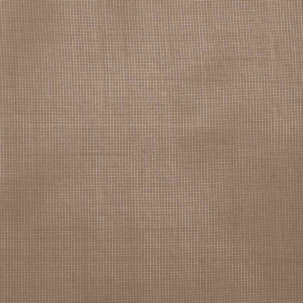 Voile Curtains with Rod Pockets 2 pcs Light Brown