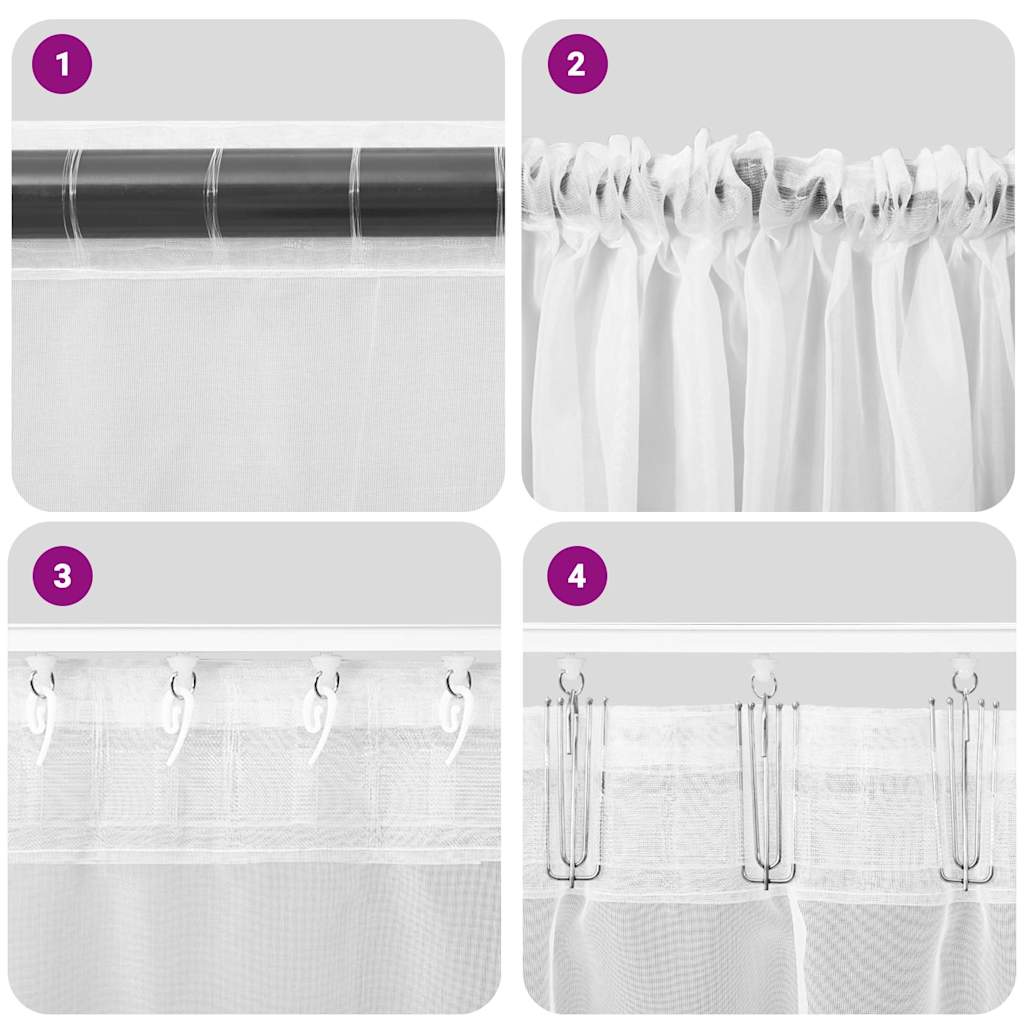 Voile Curtains with Rod Pockets 2 pcs Turquoise