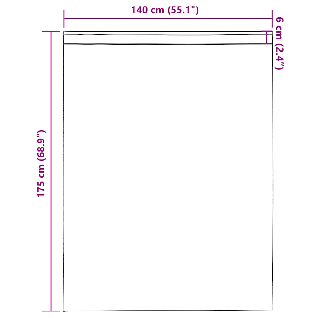 Voile Curtains with Rod Pockets 2 pcs White