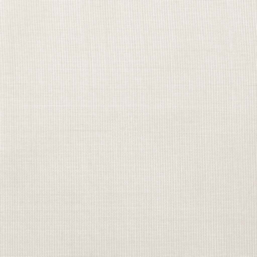 Voile Curtains with Tab Top 2 pcs Cream