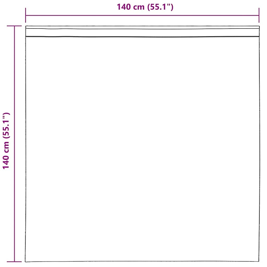 Voile Curtains with Loops 2 pcs Pink 140x140 cm