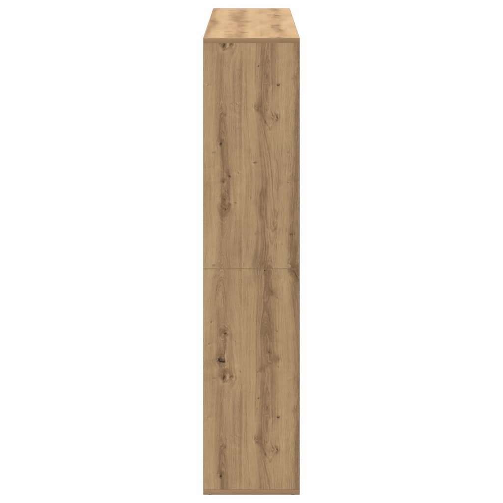 Book Cabinet Artisian Oak 102x29x143 cm Engineered Wood