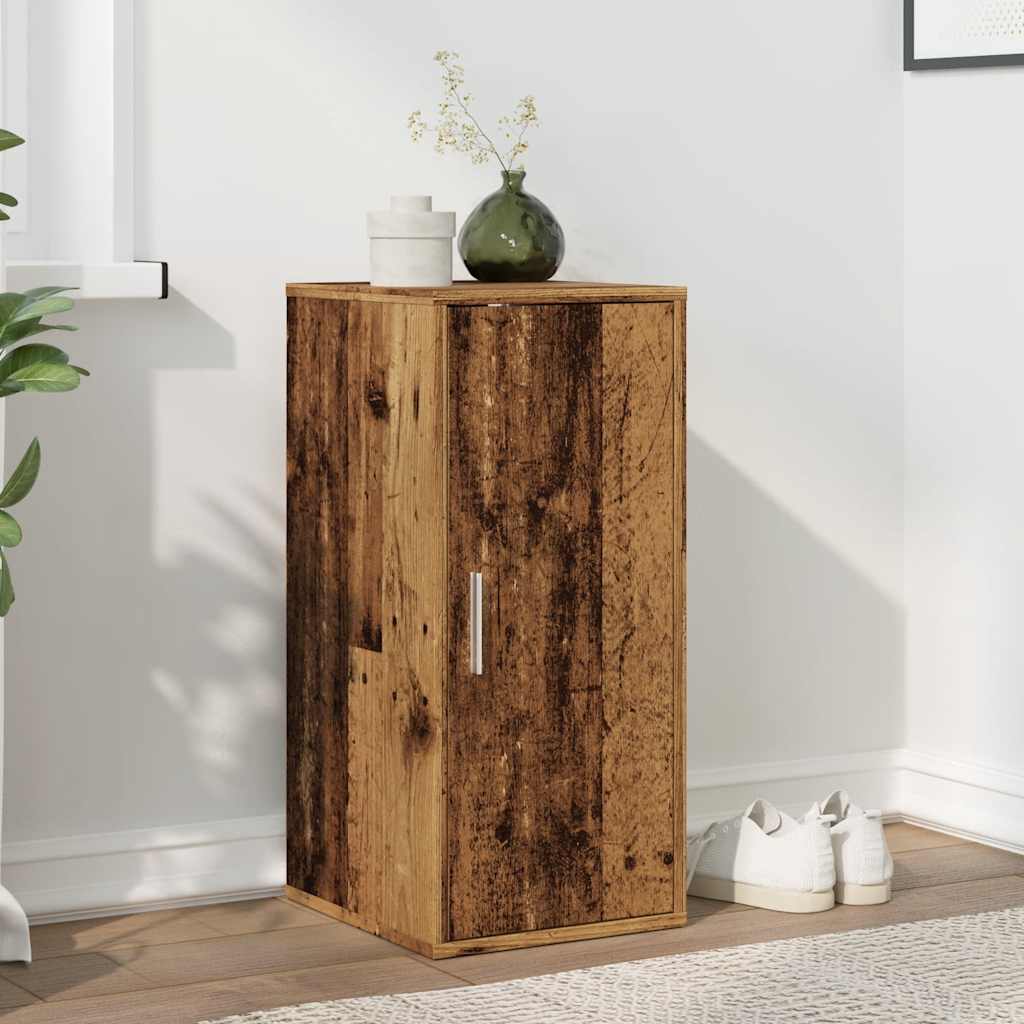 Shoe Cabinet Old Wood 32x35x70 cm Engineered Wood