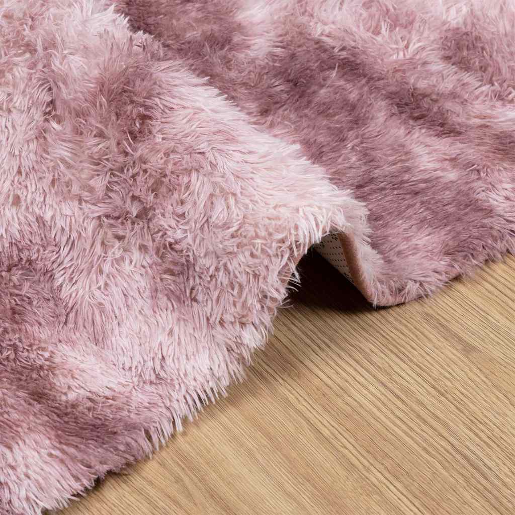 Shaggy Rug High Pile NAVARRA Dusty Pink 160x230 cm Polyester