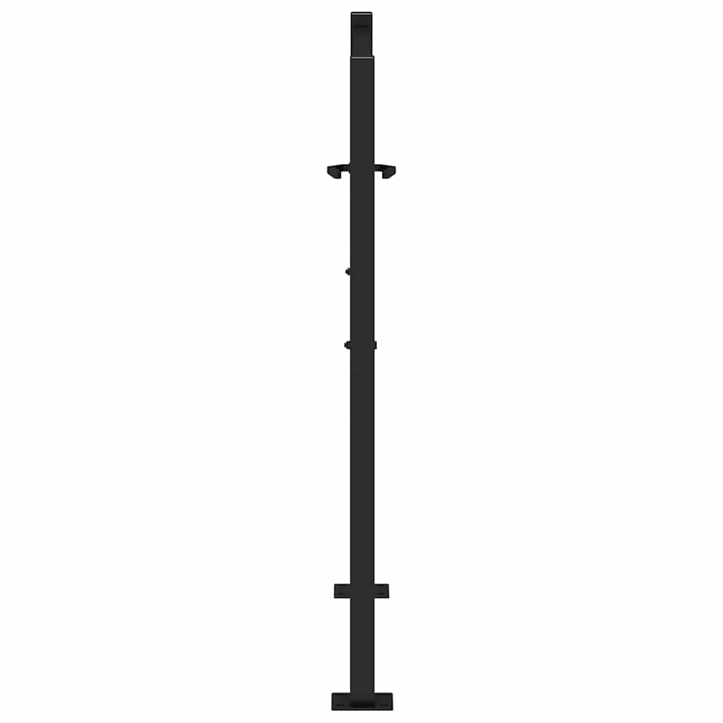 Garden Gate Black 105x106 cm Steel Light Design